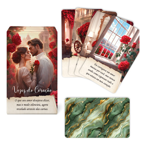 Oráculo De Cartas Vozes Do Coração, Amor E Relacionamento