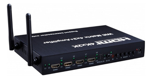 Matriz Xcase Hdmi 4x2 Wifi + Amplificador