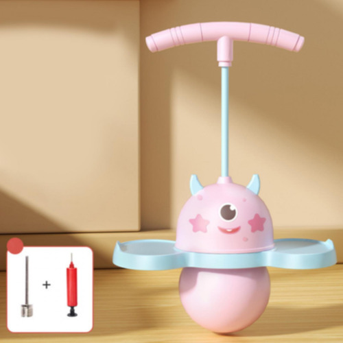 Pogo Ball Con Mango, Pogo Jump, Juguete De Salto Alto, Rosa