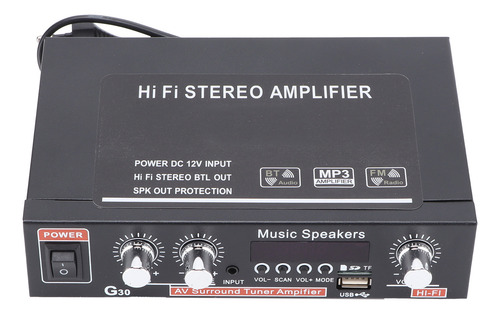 Amplificador De Potencia Mini Bluetooth Digital Inteligente