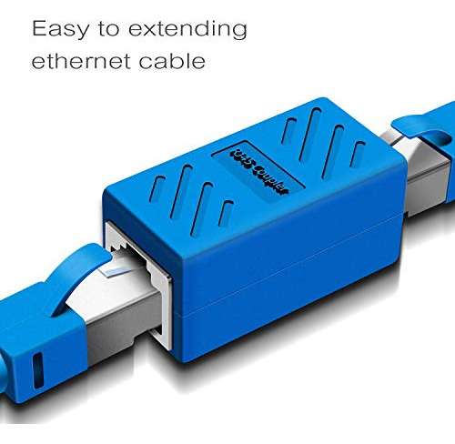 Cable Ethernet En Línea Cat 7/cat 6/cat 5e Con Acoplador Rj4
