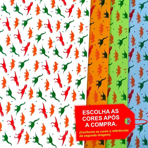 Folha De Eva Estampado Dinossauro 40x60cm - 5 Unidades