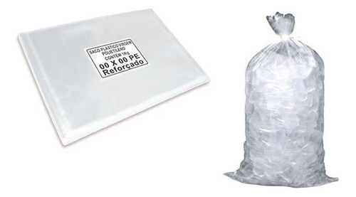 75 Sacos Plástico Transparente 60x90cm 0,012mic (1pct)
