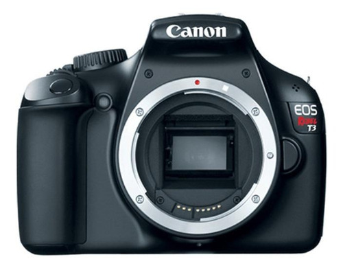 Canon EOS Rebel T3 DSLR color  negro