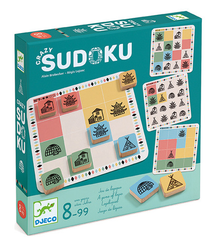 Crazy Sudoku Juego Individual De Lógica Djeco +8 Años