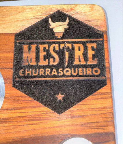 Imagem 4 de 9 de Tabua De Carne E Avental Bordado Presente Dia Dos Pais