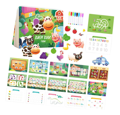 Libro De Calcomanías Para Niños Libros De Tema De