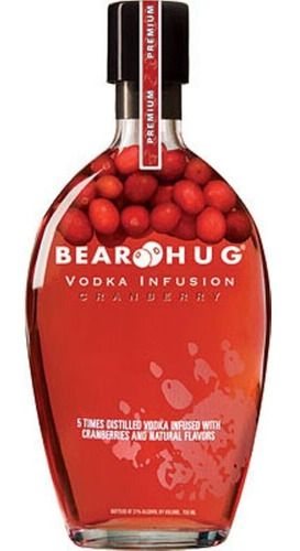 Bear Hug Vodka Infusion Cranberry 1l