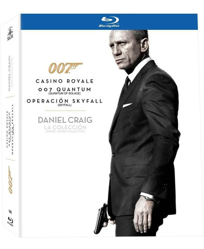 Imagen 1 de 2 de Colección 007 - Daniel Craig | Blu Ray 3 Películas
