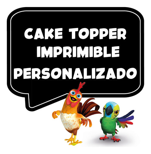 Cake Topper Imprimible Para Torta  La Granja De Zenon 