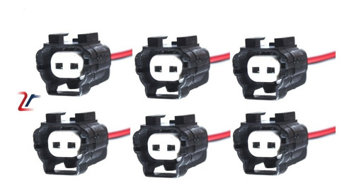 Conector Arnes Inyector Nissan D21 Quest Aerostar (6 Pzs)