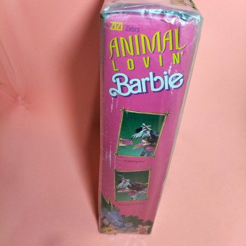 Zebra Zizi, Barbie Animal Lovin, Barbie Zoológico Año 1988 (Usado)