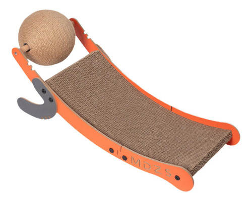 Tablero Rascador Para Gatos Con Bola De Sisal, Almohadilla