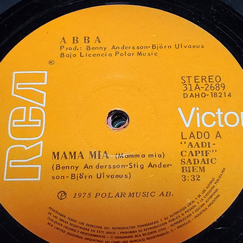 Simple Abba Rca Victor C3