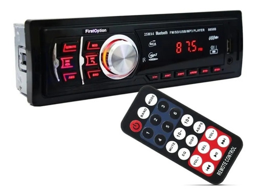 Som Automotivo Carro Mp3 Bluetooth Usb Sd Card Radio Fm Bt