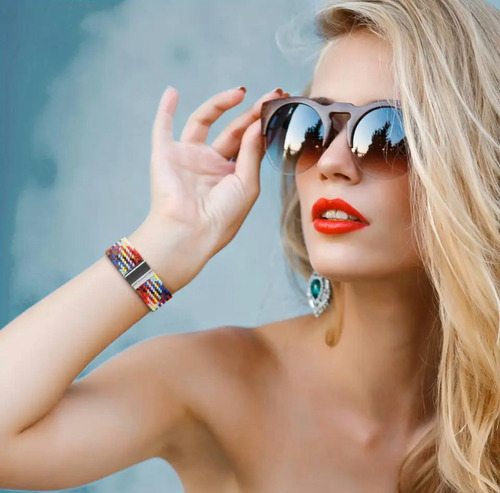 Manilla Pulsera Trenzada Para Apple Watch 42 44 45mm Ultra