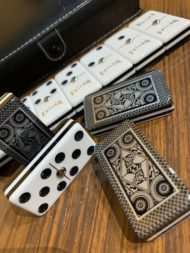 Domino Faisan Jumbo + Cubilete + Baraja Faisan Española Azul