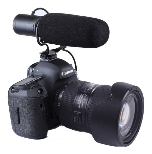 Micrófono De Entrevista Para Videocámara Nikon Canon Dv Cáma