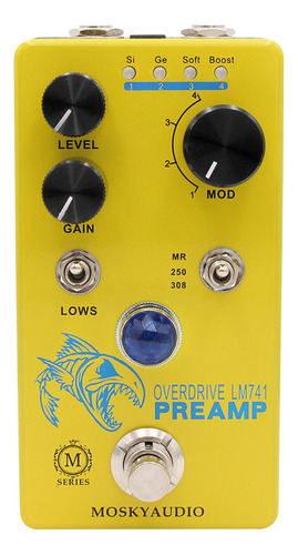 Moskyaudio Pedal De Efectos Para Guitarra.lm741 Preamp