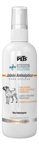 Ms - Jabon Antiseptico Para Mascotas Para Heridas 125 Ml