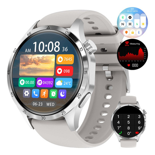 Smartwatch Gps Track Bluetooth Call À Prova D'água