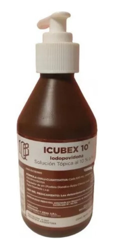 Pervinox Iodopovidona Solucion Topica 10% 250 Ml Iqb