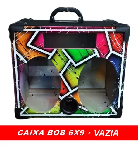 Caixa De Som Bob Vazia Para Ser Montada 2 6x9 / 1 Radio