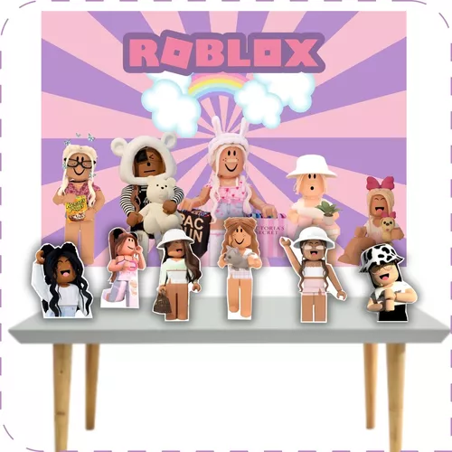 Kit Festa Roblox 1 Painel Poli Banner