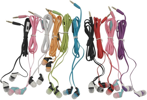 Paquete 10 Auriculares Justjamz Kidz 2.0 Ergonomicos