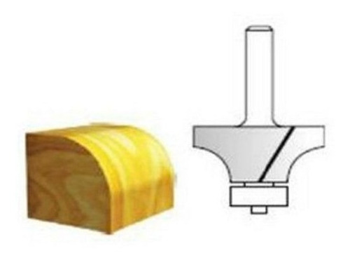 Fresadora de cantos Makita D-49812 con vástago de 1-1/2 de diámetro