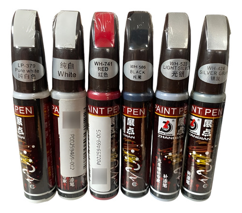 Caneta Tinta Zhandian Reparo Automotivo Cobertura De Riscos Cor Lp-379 Pure White
