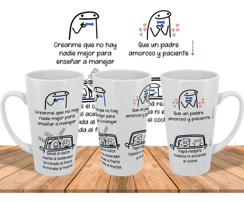 Taza Cónica 17oz Flork Clases De Manejo