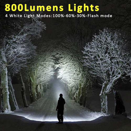 Cob - Llavero De Luz De Trabajo, 4 Modos De Luz, 1600 Lúmene