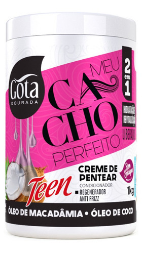 Creme De Pentear Cacheado Hidratação E Revitalização 1kg