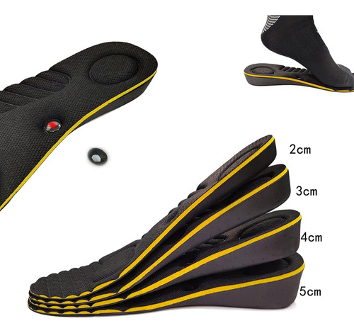 Plantilla Transitable Aumenta Estatura 5cm Arco Magnético Lc