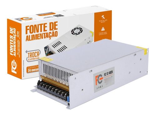 Fonte Chaveada 110/220v 40a 12v 480w Estabilizada Bivol