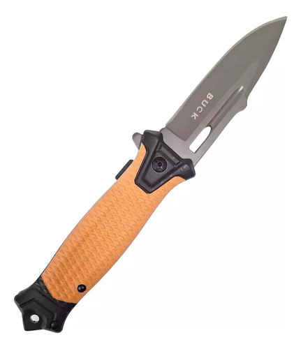 Navaja Cuchillo Tactico Semi Automatico Buck Coyote