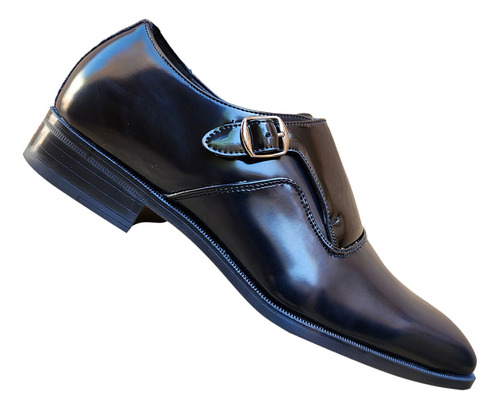 Zapato Formal De Vestir Hombre Con Hebilla Elegantes 