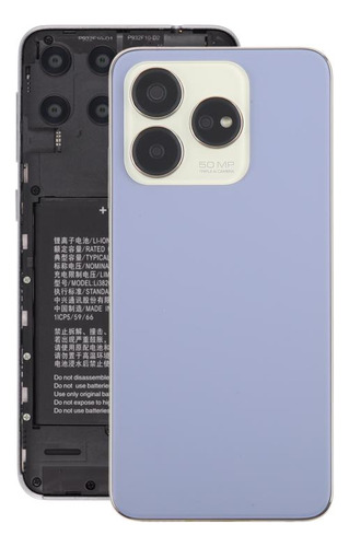 Tapa Trasera De Vidrio Con Marco Intermedio Para Zte Axon 60
