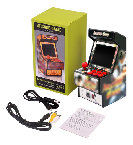 Mini Máquina De Juegos Arcade 156 Videojuegos 2.8 Pulgadas