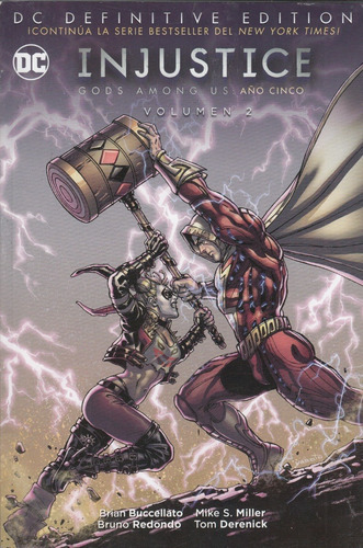 Injustice Gods Among Us: Año Cinco, De Brian Brucellato. Bestseller, Vol. 2. Editorial Televisa, Tapa Blanda, Edición 2 En Español, 2018