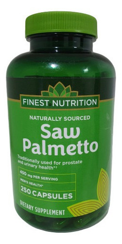 Saw Palmetto 450mg 250 Cápsulas Finest Nutrition