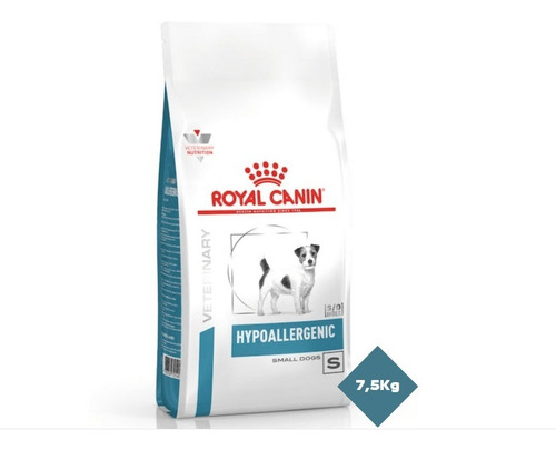 Ração P Cães Royal Canin 7,5kg Hypoallergenic Small Dog