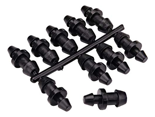 Raindrip 646050b Tapón De Riego Por Goteo 50pk De Doble Aguj