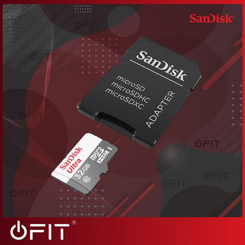 Tarjeta de memoria SanDisk SDSQUNB-032G-GN3MA Ultra con adaptador SD 32GB