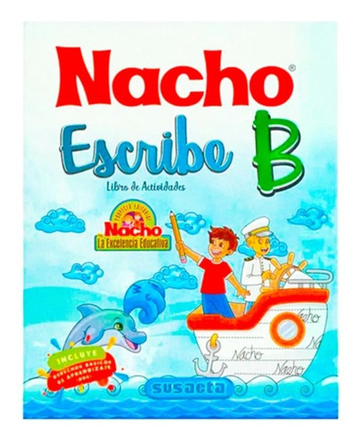 Libro De Inicial De Actividades Nacho Escribe (b) X1 Und