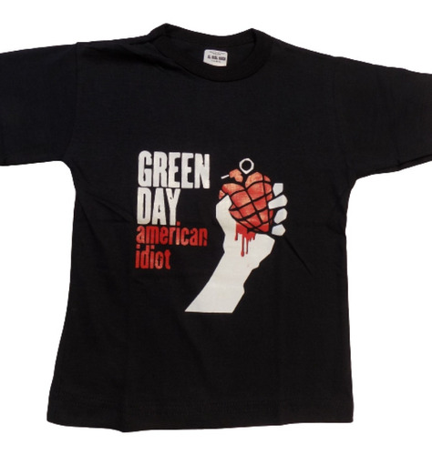 Remera Niños De Green Day Vs Modelos Rockería Que Sea Rock  