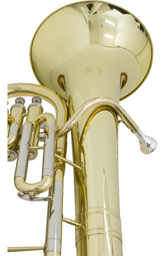 Bombardino Euphonium 3 Pistos Ep200 Laqueado C Case New York