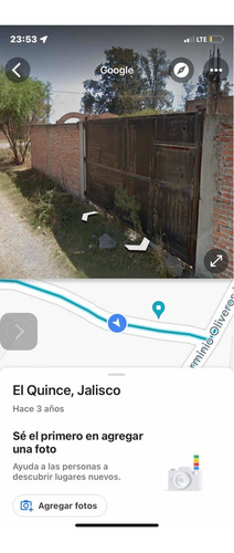 Terreno Bardeado Espaldas Aeropuerto Guadalajara Contraesquina De Los Campos De Fut Saturno / 348 M2 Total / Zapote / Negociable / Credito / Documentos Regla / Titulo Gob / Aljibe Aceptó Btc - Bnb