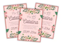 Comprar Tarjeta Invitacion Cumple 15 Años Digital Imprimible 18